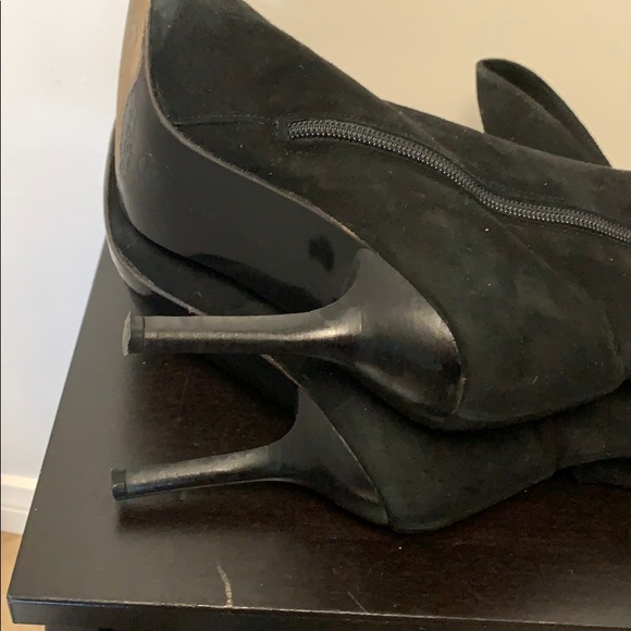 Bebe over the knee boots size 7 black suede - Picture 4 of 7